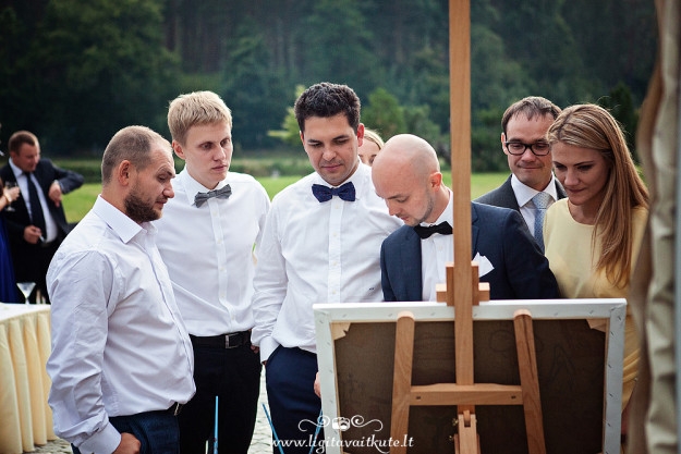 Vestuvės - paveikslo tapymas jauniesiems